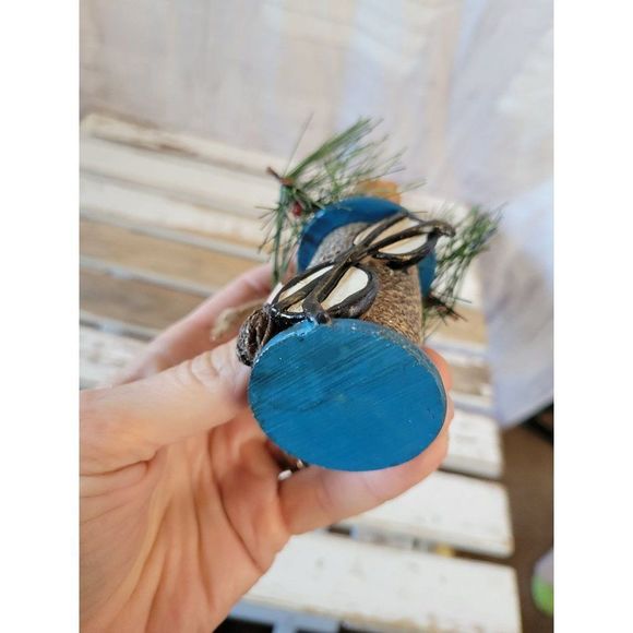 Glasses spool sore ornament Xmas holiday tree vintage - Picture 8 of 8